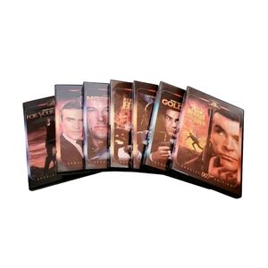 Set Of 7 Disc JAMES BOND 007 Special Edition DVDs